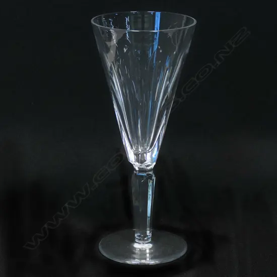 A set of eight Waterford champagne flutes,