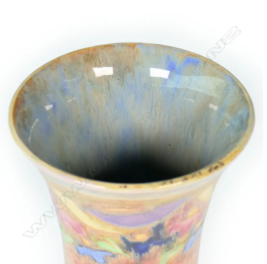 A Royal Doulton Art Deco spill vase, Image 1++