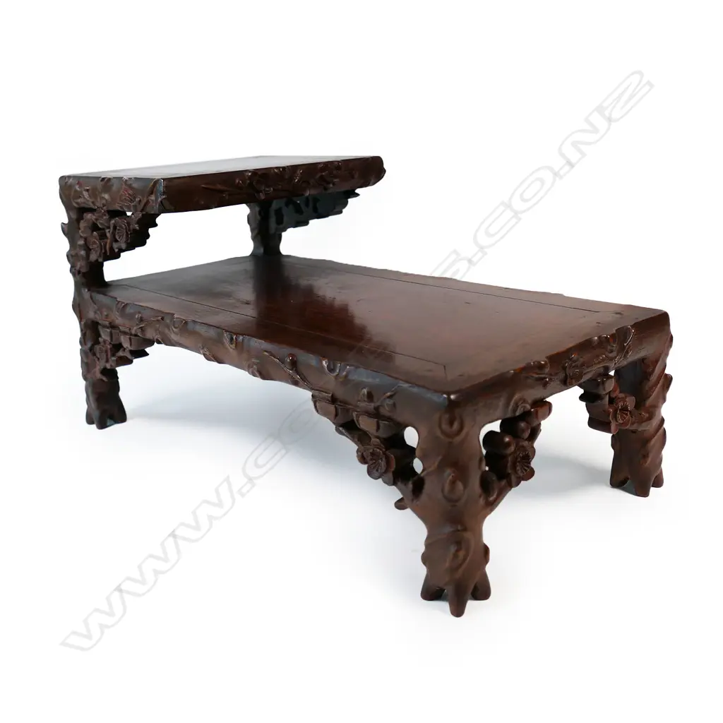 A Chinese hardwood display stand, Image 1++