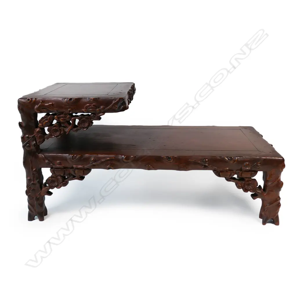 A Chinese hardwood display stand, Image 1++
