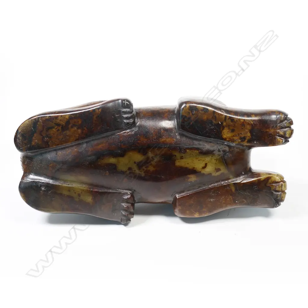 A Chinese heavy carved hardstone mythical kylin, Image 1++