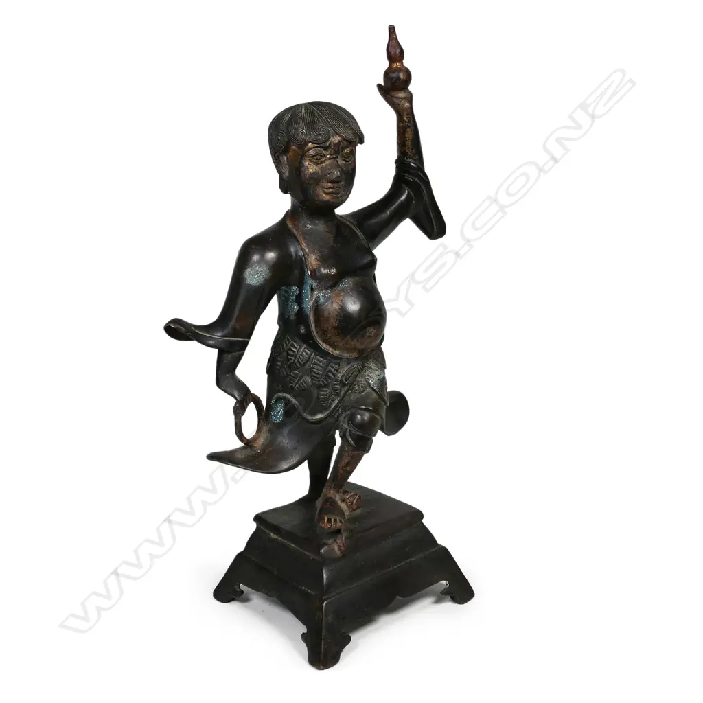 An old Chinese bronze of the Daoist xian, Image 1++