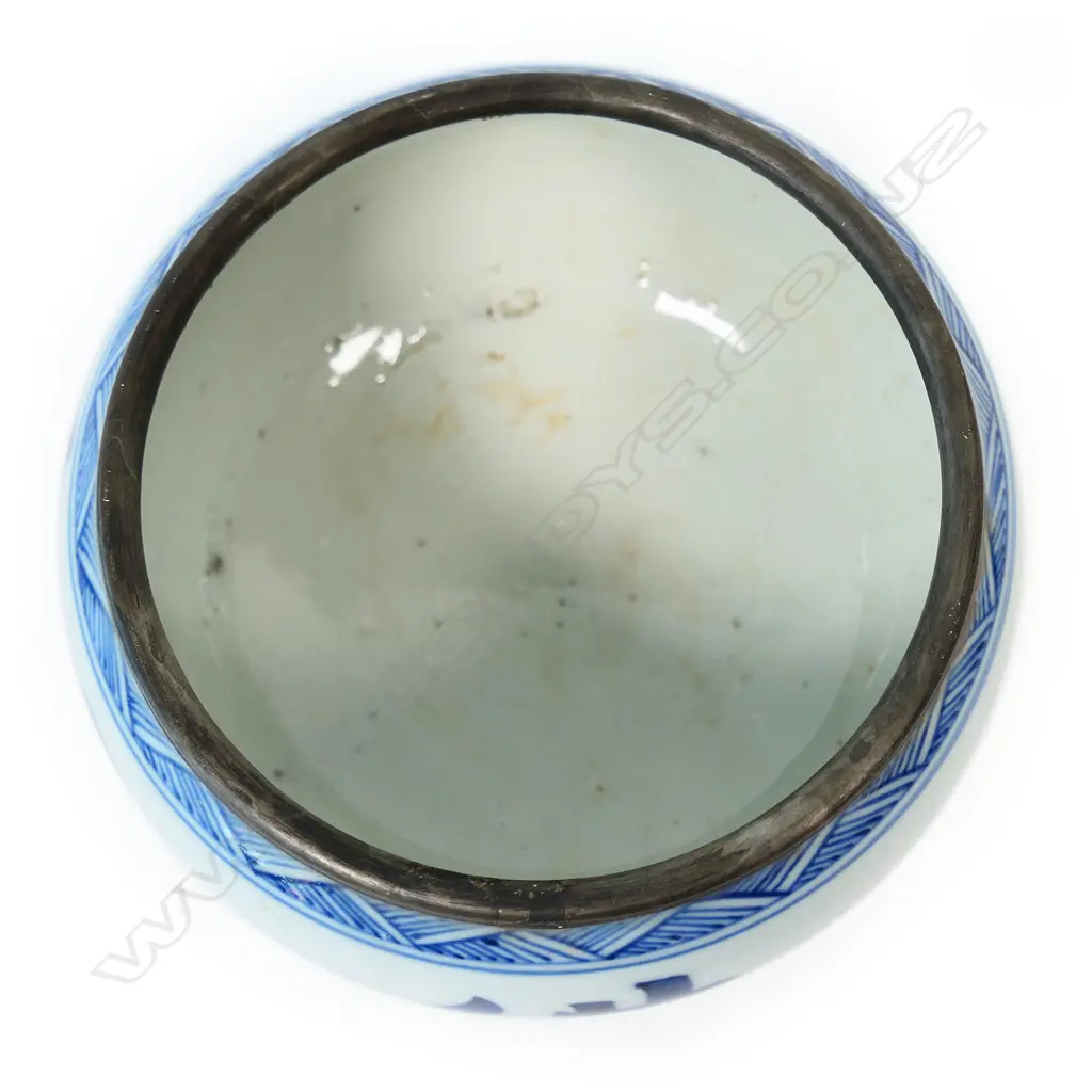 An old Chinese Ming style porcelain stem cup, Image 1++
