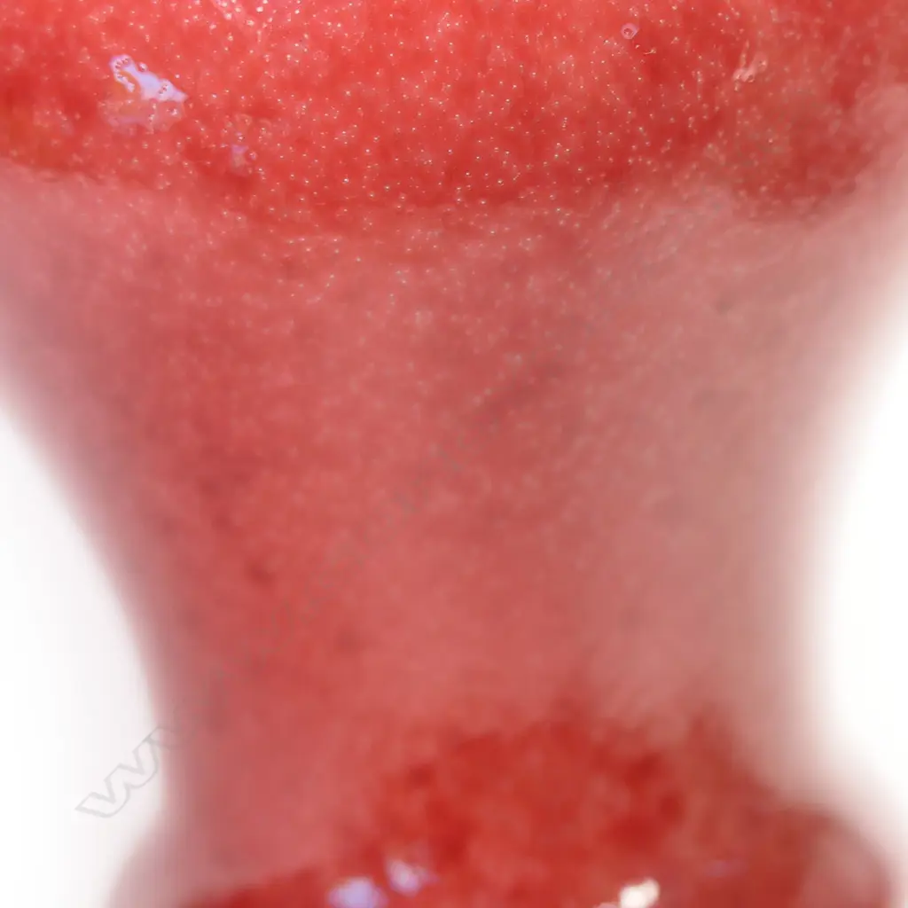 A Chinese baluster peach bloom vase, Image 1++