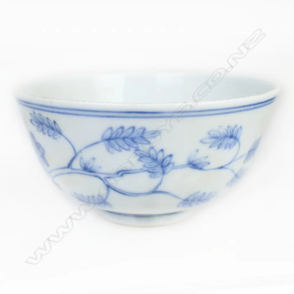 A Chinese underglaze blue rice bowl, Image 1++