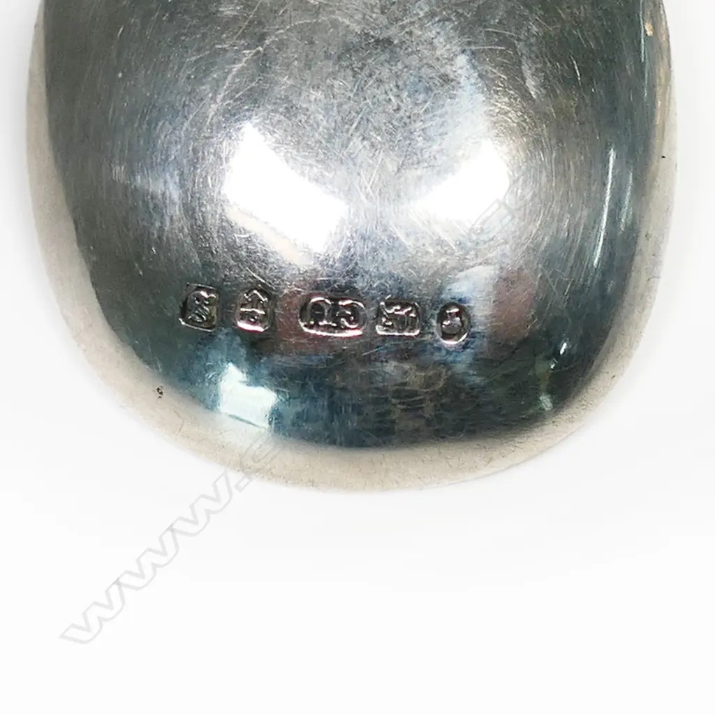 A Victorian silver caddy spoon, Image 1++