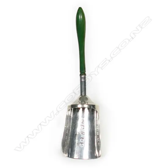 A George III silver novelty caddy spoon,