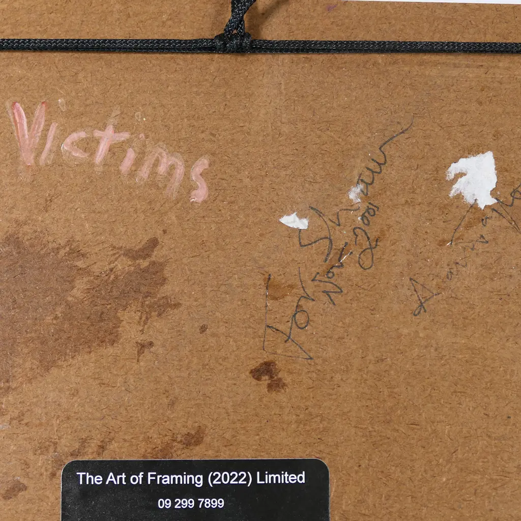Alan Taylor (NZ 1933-2016) 'Victims' Afghanistan, Image 1++