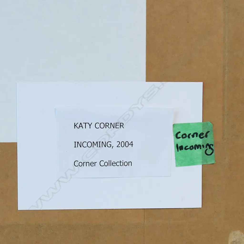 Katy Corner (NZ 1956-2016) 'Incoming', Image 1++