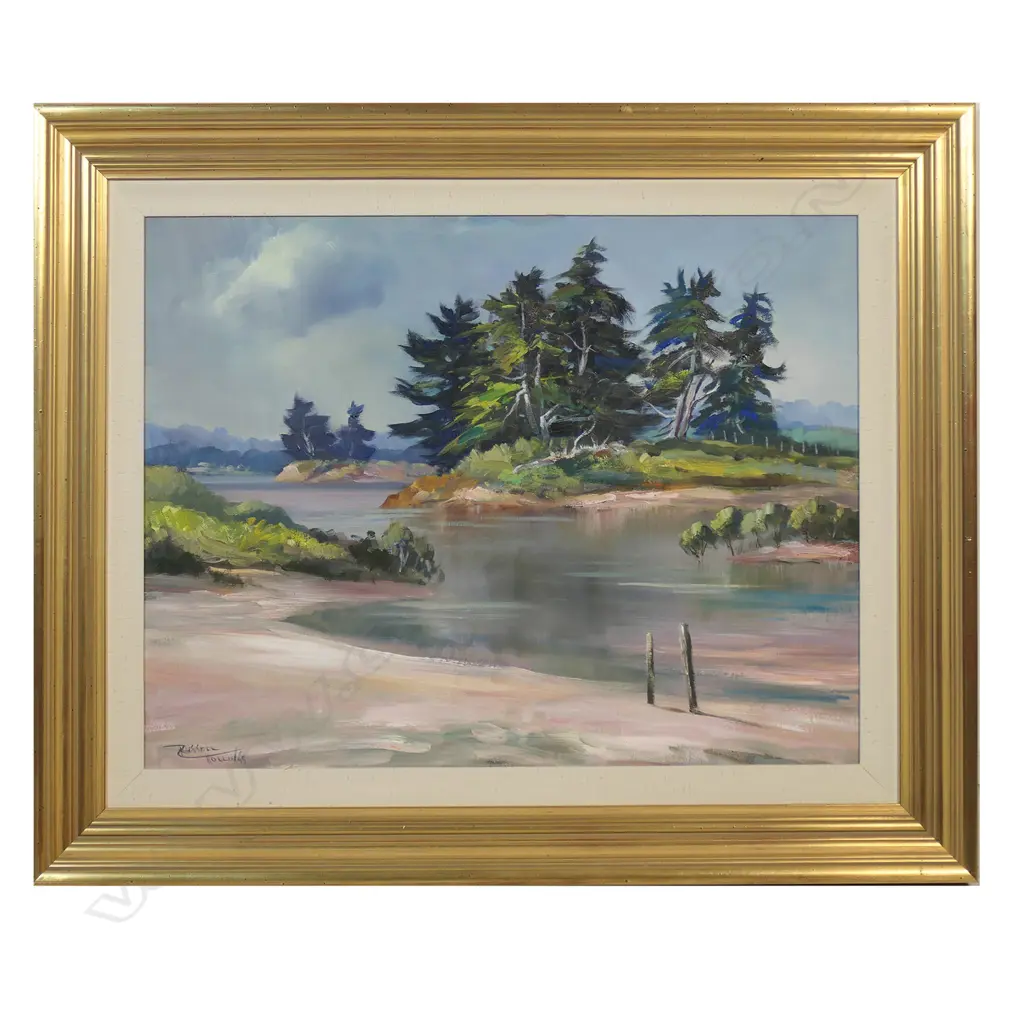 Russell Hollings (NZ 1948-) 'Pahurehure Inlet Papakura', Image 1++
