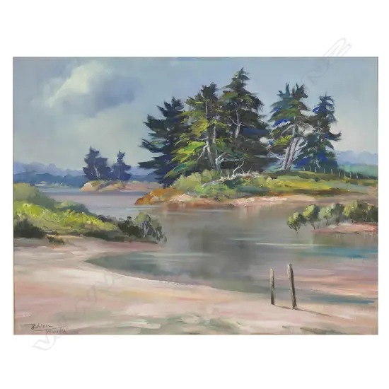 Russell Hollings (NZ 1948-) 'Pahurehure Inlet Papakura',
