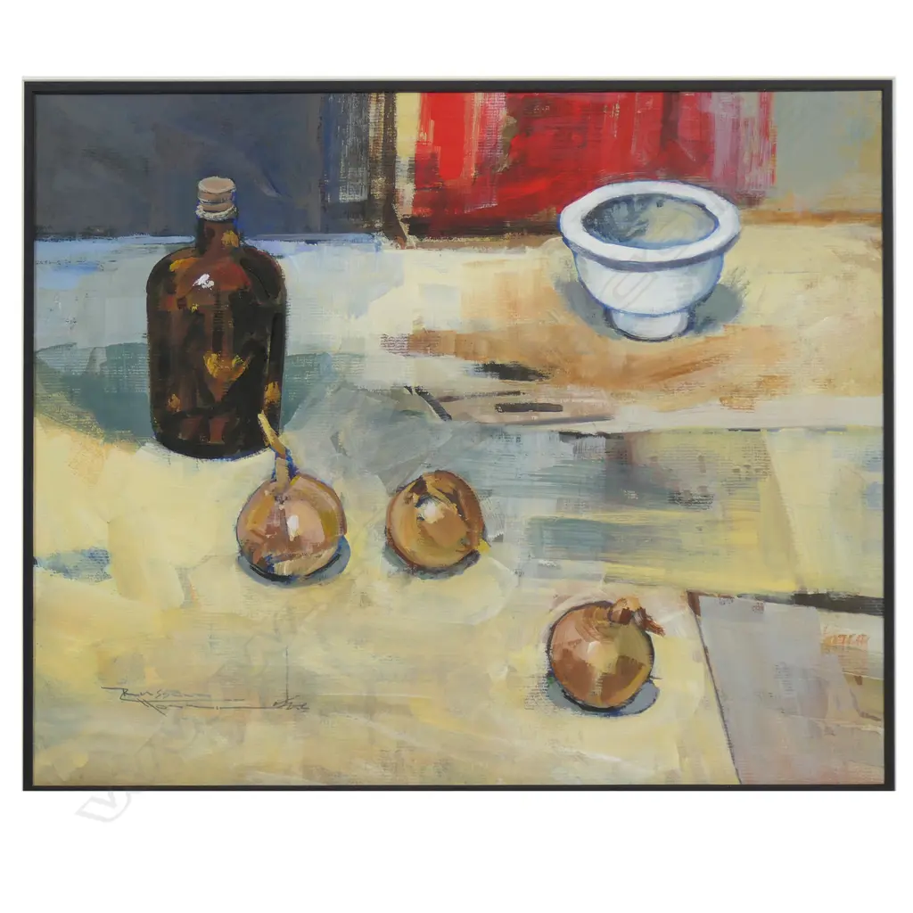 Russell Hollings (NZ 1948-) 'Three Onions', Image 1++