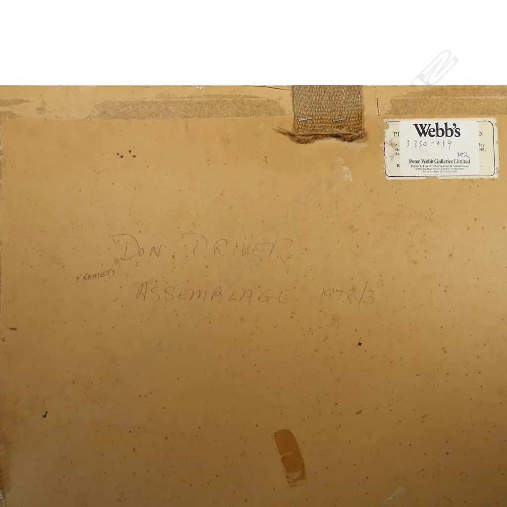 Donald Sinclair (Don) Driver (NZ 1930-2011) 'Assemblance', Image 1++