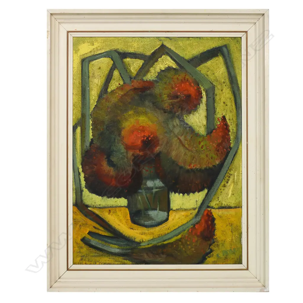 Charles Rose (NZ working c.1957) Large Floral Study 2 Image 1++