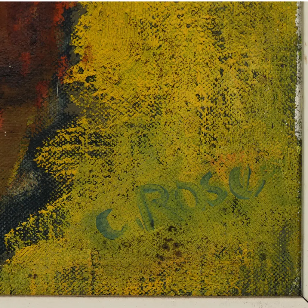 Charles Rose (NZ working c.1957) Large Floral Study 2 Image 1++
