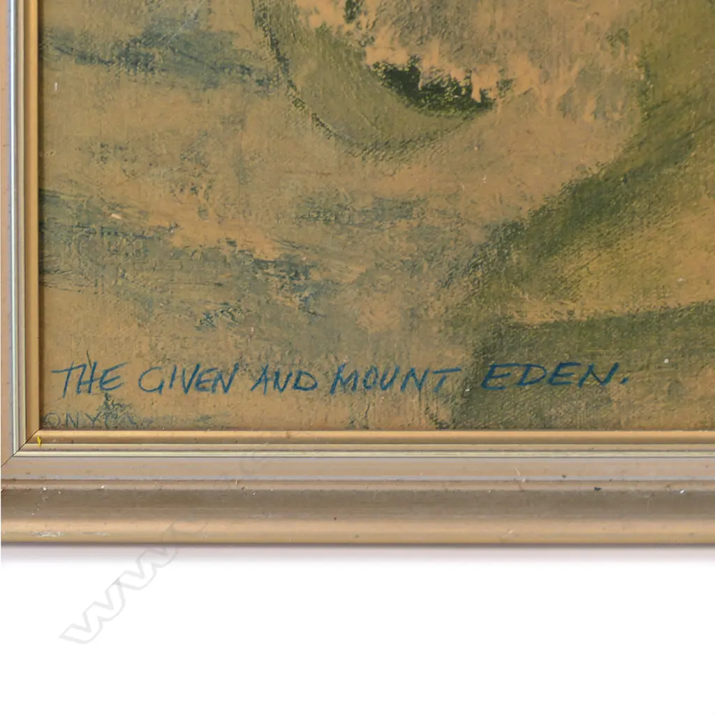 James Patrick (Pat) Hanly (NZ 1932-2004) 'The Given and Mount Eden' Image 1++
