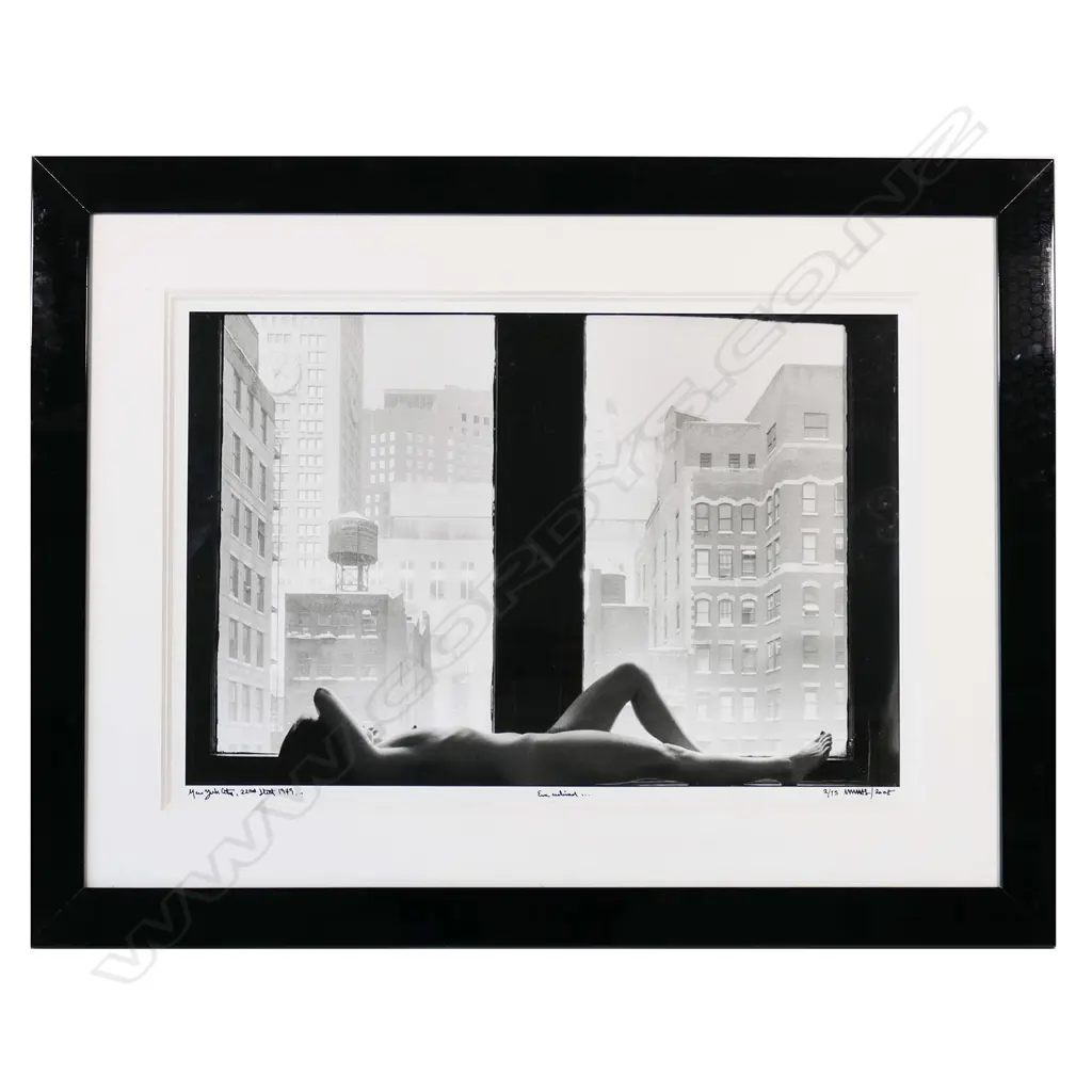 Martin H.M. Schreiber (Czech-American 1946-) 'New York City 22nd Street 1980 Eve Reclined', Image 1++