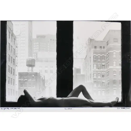 Martin H.M. Schreiber (Czech-American 1946-) 'New York City 22nd Street 1980 Eve Reclined',