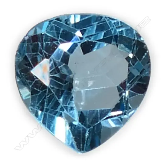 A 17ct blue topaz gemstone,