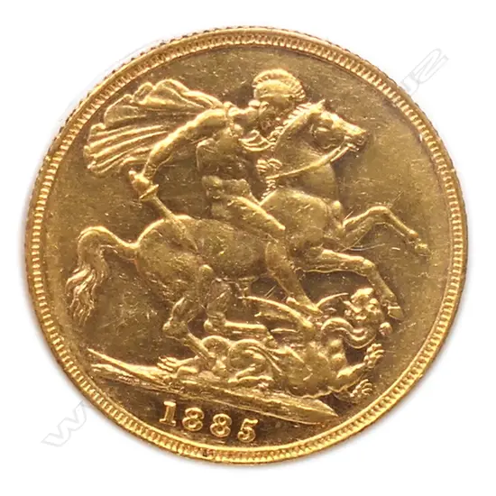 A Victorian sovereign,