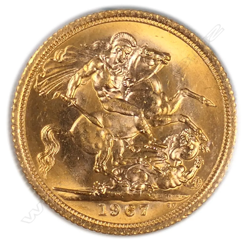 A 1967 gold full sovereign, Image 1++