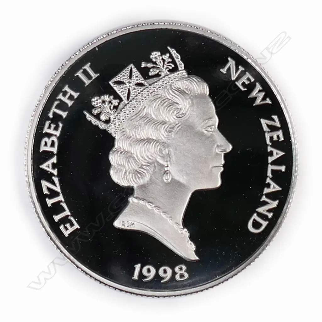 A 1998 N.Z. Kiwi platinum $150 coin, Image 1++