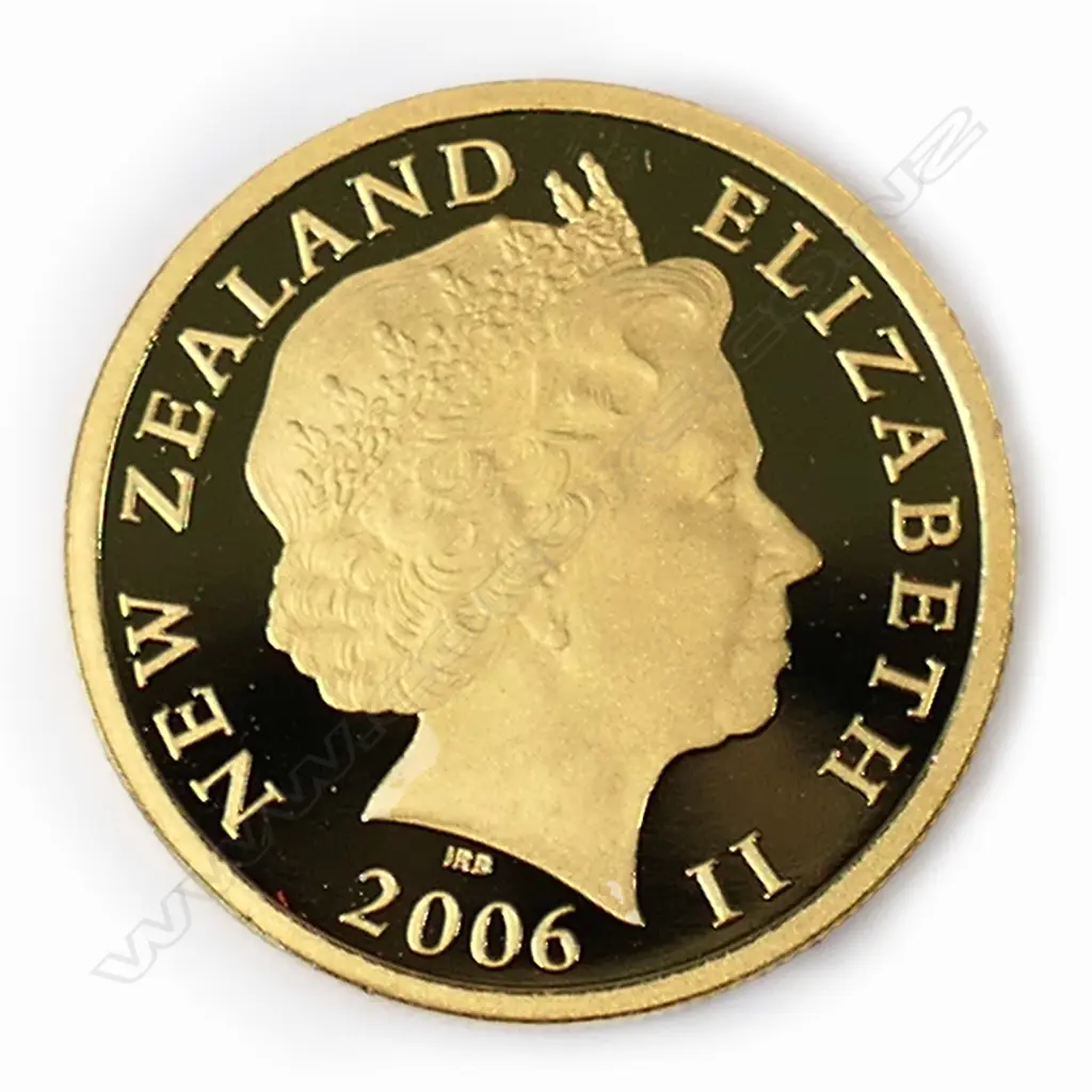 A 2006 N.Z. 'Her Majesty Queen Elizabeth II 80th birthday' $10 gold coin. Image 1++