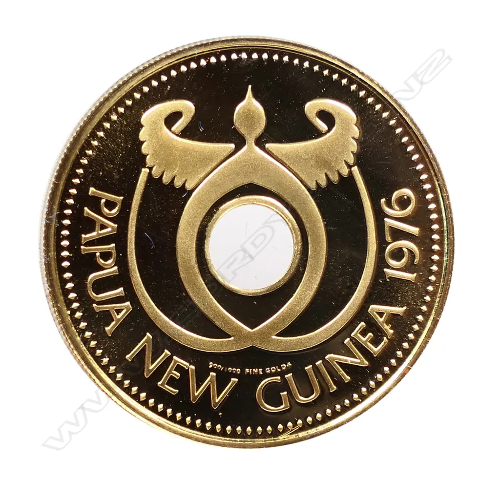 PNG 100 kina gold proof coin, Image 1++