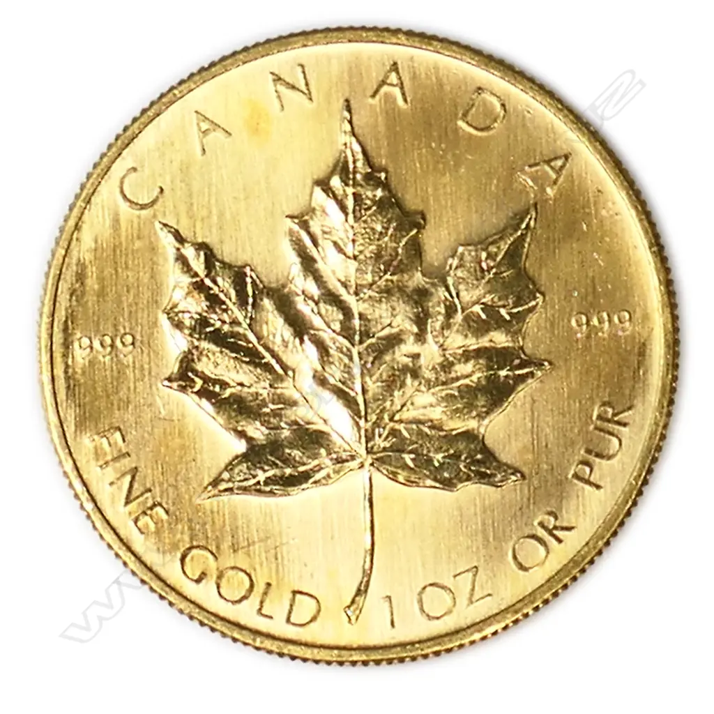 1980 Canadian Gold Maple leaf coin, Image 1++