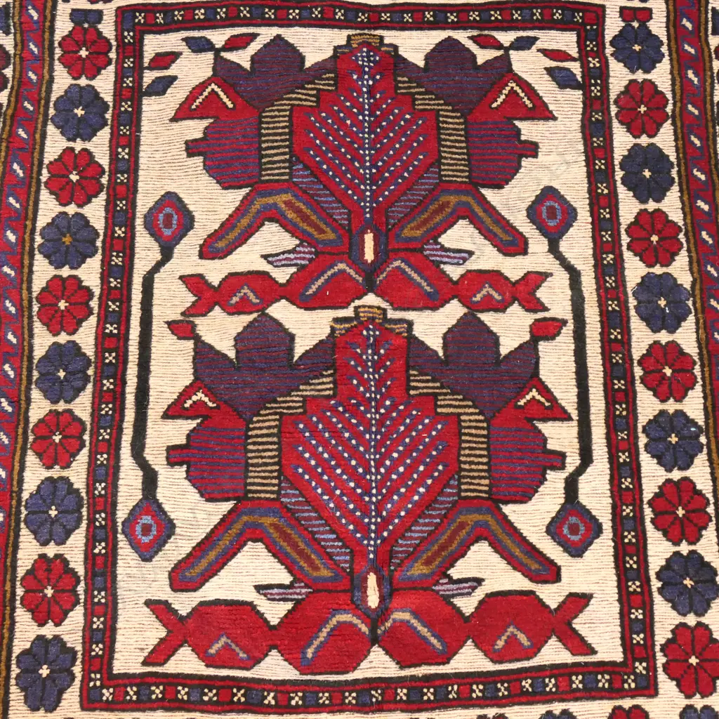 A hand knotted Afghan Burjusta carpet, Image 1++