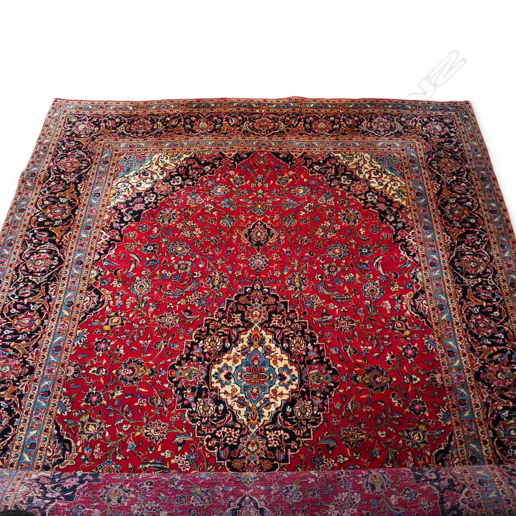 A large hand knotted Iranian Tabriz carpet 3 X 4m, Image 1++
