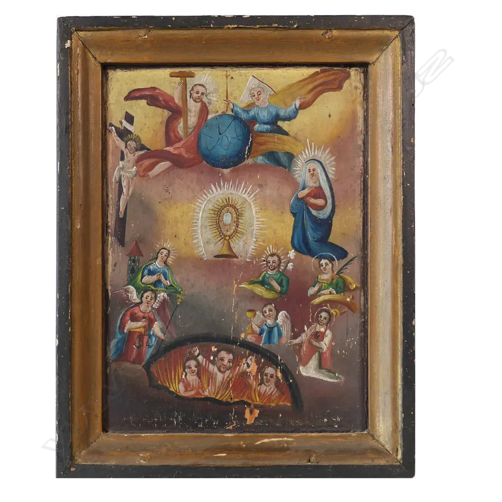 19thC European (Austrian) religious painting, Image 1++