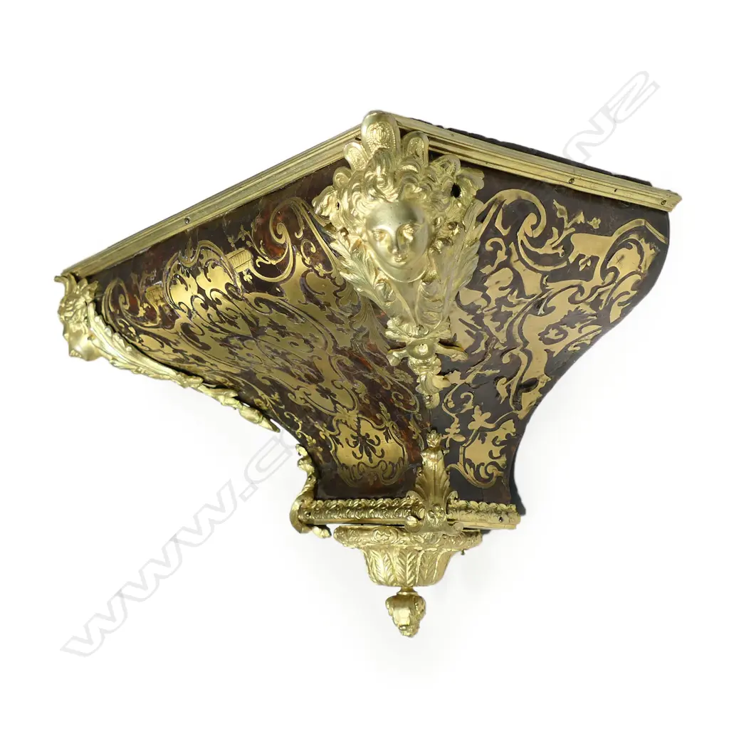 An 18thC French boulle wall bracket, Image 1++