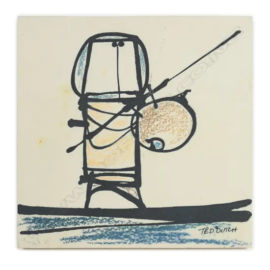 A Ted Dutch tile,