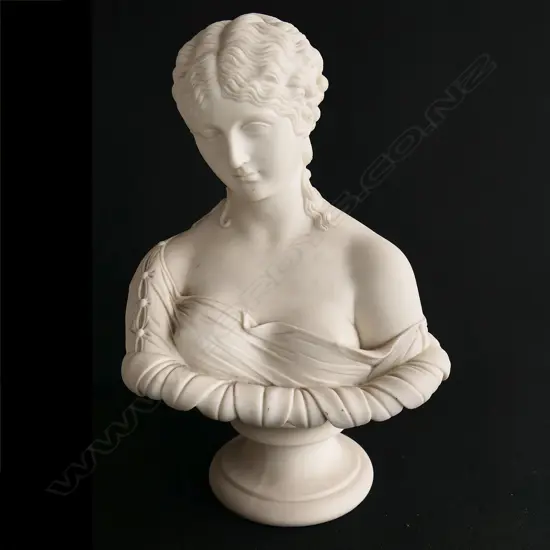 A Victorian Parian ware bust,