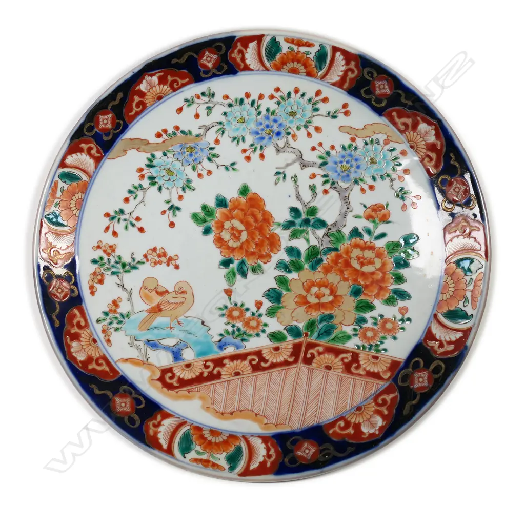 An old Japanese Koransha charger, Image 1++