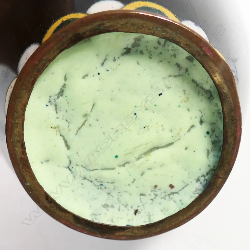 Two late 19thC Japanese cloisonné items, Image 1++