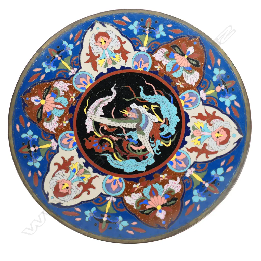 Two late 19thC Japanese cloisonné items, Image 1++