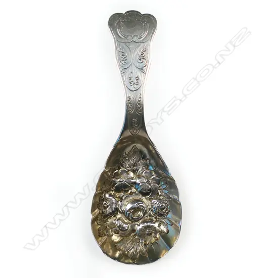 Victorian silver caddy spoon,