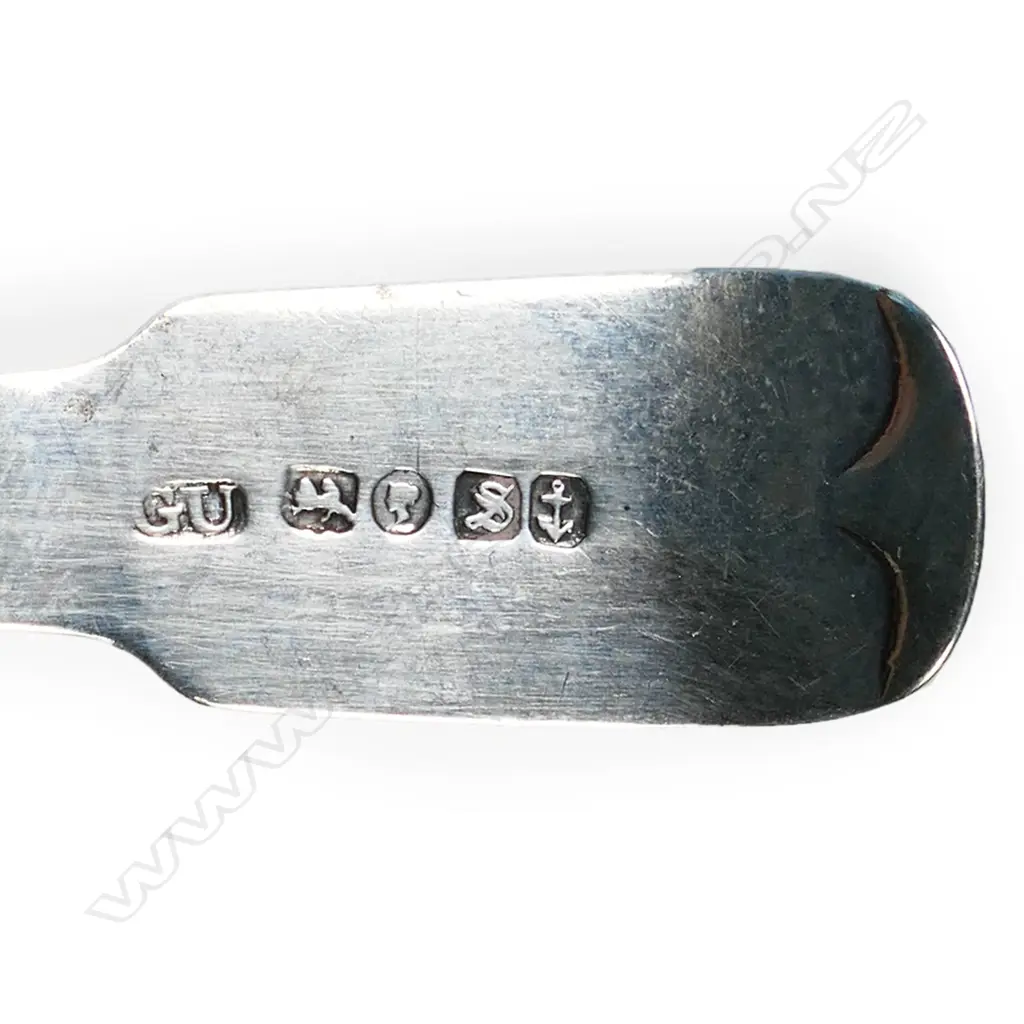 Early Victorian silver caddy spoon, Image 1++