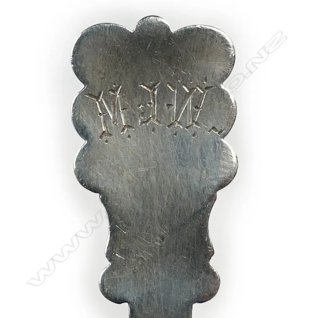 Wm IV silver caddy spoon, Image 1++