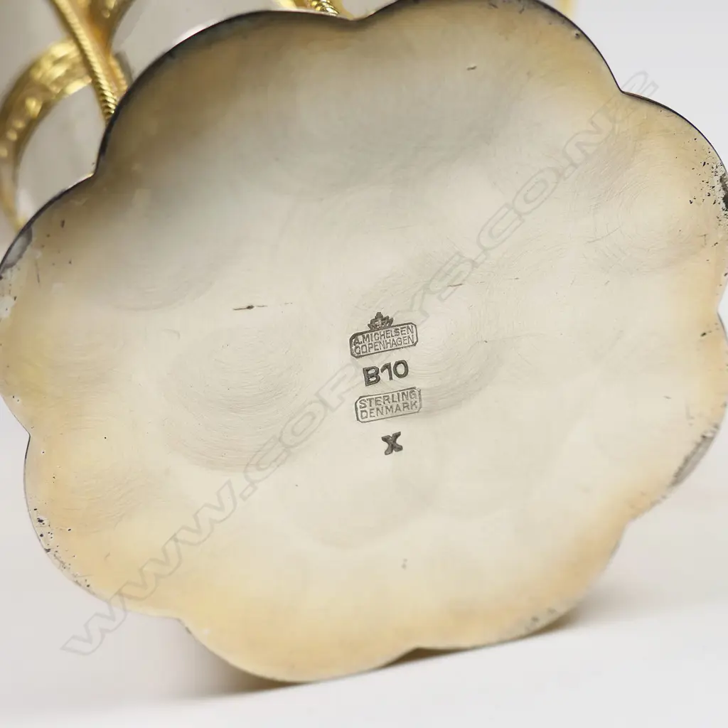 A 20thC Danish Silver ‘Margrethe’ Cup By Anton Michelsen, Image 1++