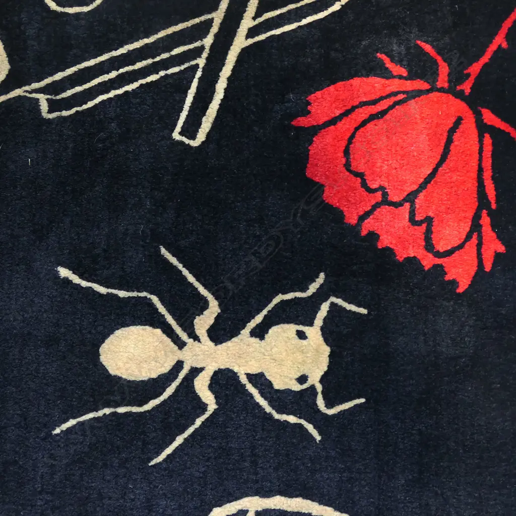 RICHARD KILLEEN, HAND-TUFTED DILANA 'RED ROSE' WOOLEN RUG, 1800 x 1250mm Image 1++