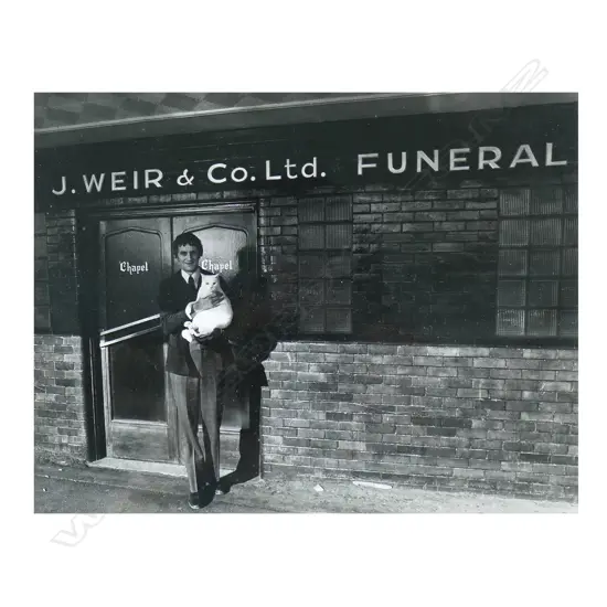 Robin Morrison (1944-93) John Moller, Funeral Director, Noball, Ponsonby Road,