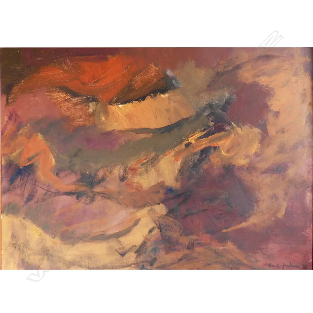 Emily Jackson (1909-93) untitled abstract, Image 1++