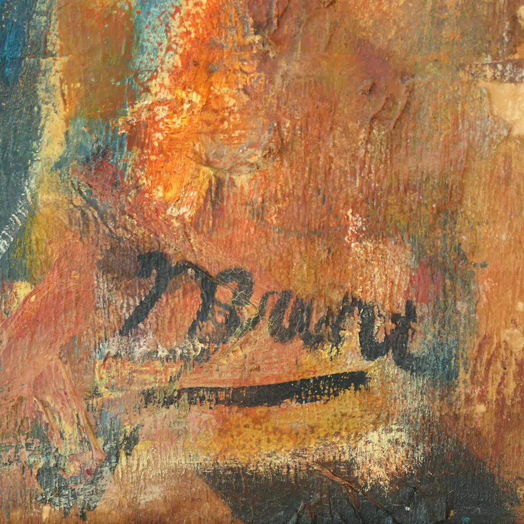 Selwyn Muru (1937-) 'Mythological Landscape with Cave Figures', Image 1++