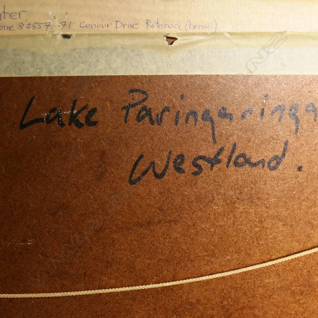 Graham Brinsley (1963-) 'Lake Pararingaringa Westland', Image 1++