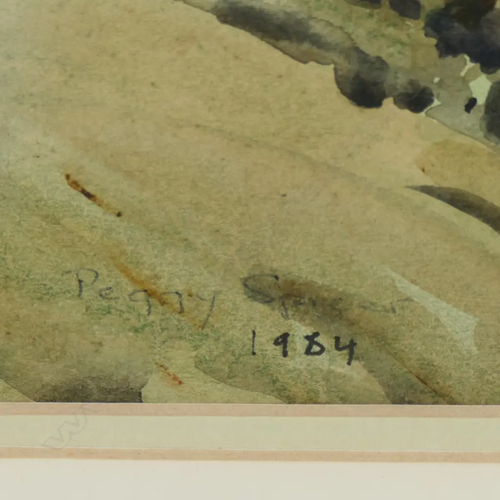 Peggy Spicer (1908-1984) untitled extensive valley scene, Image 1++