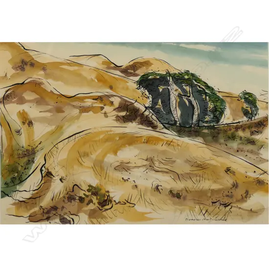 Douglas Kerr MacDiarmid (1922-2020) Near Paekākāriki 1949,