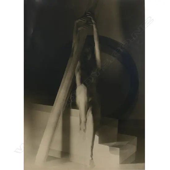 JOSEF VETROVSKY (1897-1944, ‘ETUDE DE NU’ DOUBLE IMAGE NUDE, SILVER GELATIN PRINT, 500 x 355mm
